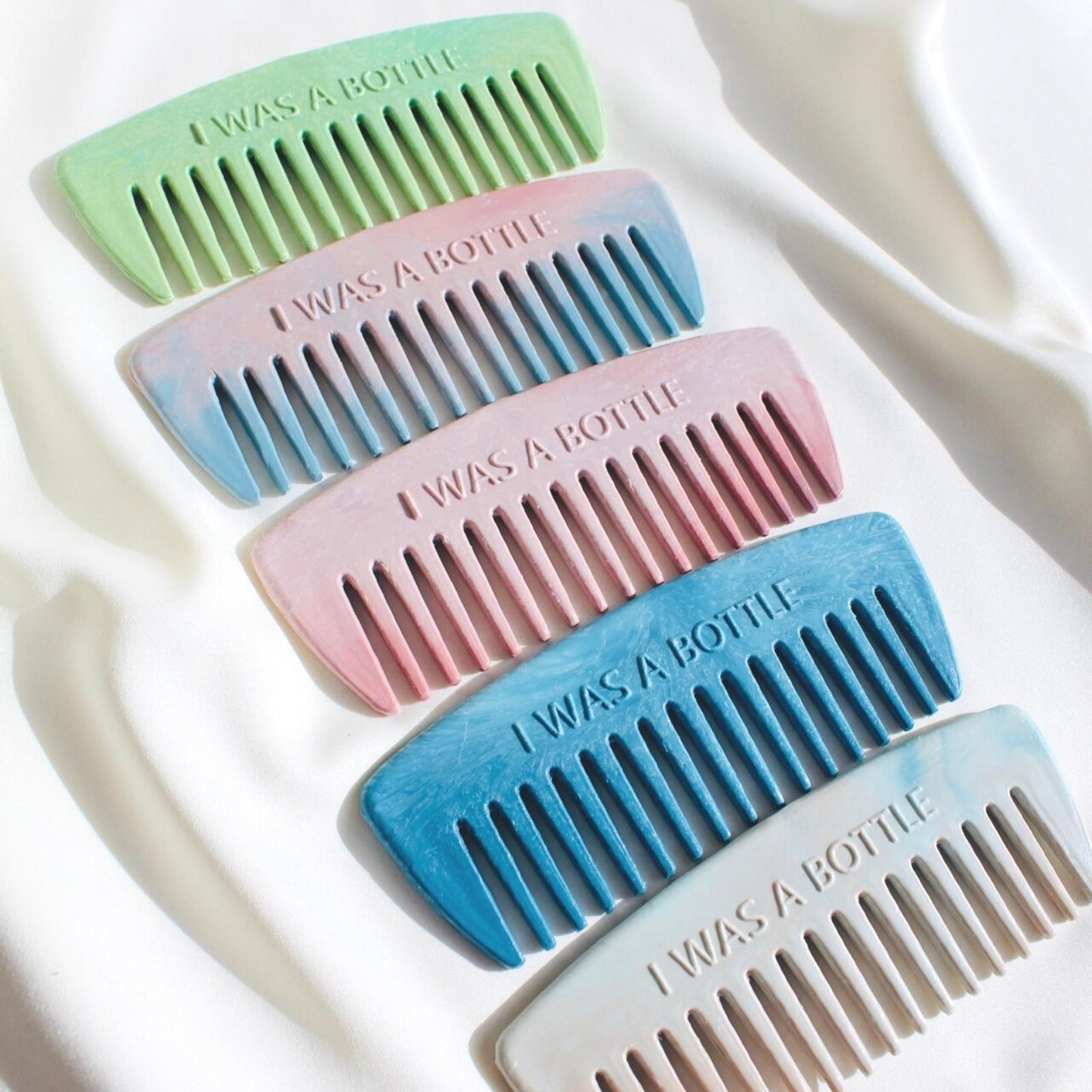 Cream Recycled Hair Comb