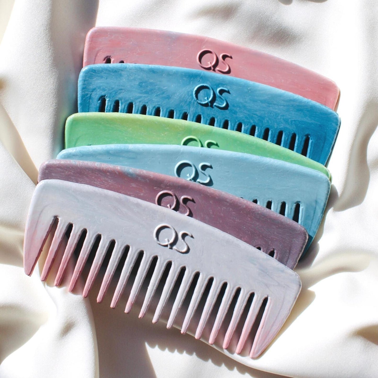 Pink Recycled Hair Comb