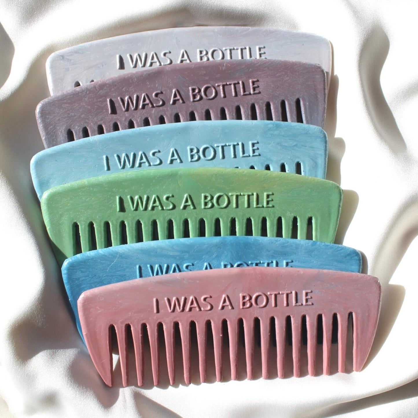 Pink Recycled Hair Comb