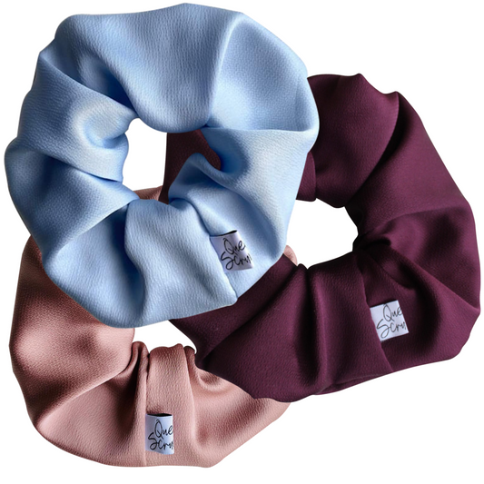 XL Silk Crepe Scrunchie Pack