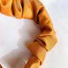Load image into Gallery viewer, Silk headband in golden orange / yellow colour